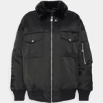 Jordan bomber jacket w black