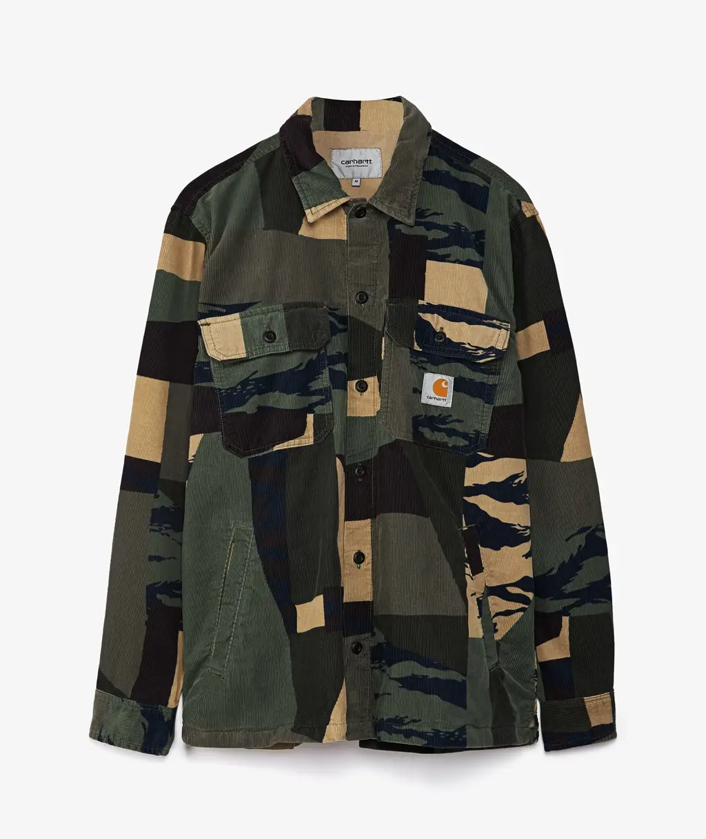 I030285-0NZ02_sivasdescalzo-Carhartt_WIP-DIXON_SHIRT_JAC-1637328916-1 Jacket Carhartt camo mend - تصویر 1